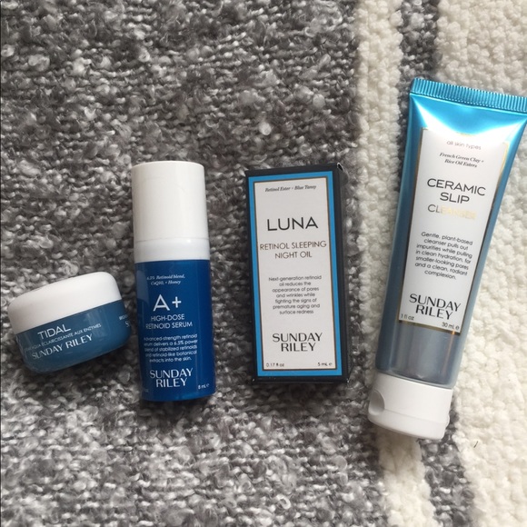 Sunday Riley Other - 4 piece Deluxe Travel Sized Sunday Riley Set❣️
